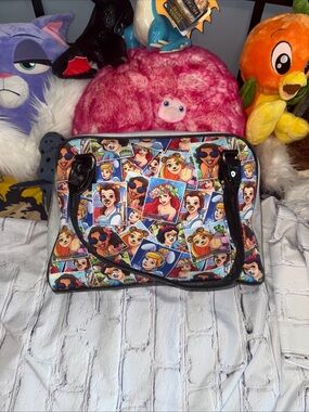 Top Notch By Design Disney Snapchat Princess Large Overnight Style Bag Glitter